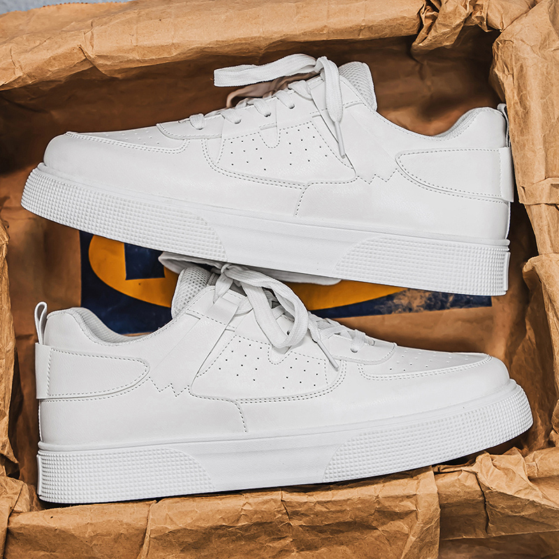 White Sneaker Care Kit - Мужские белые повседневные кроссовки LOEIKAN |