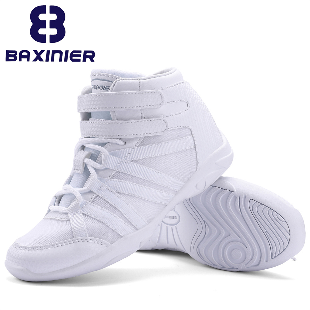 White Sneaker Care Kit - BAXINIER/белые высокие туфли для черлидинга для