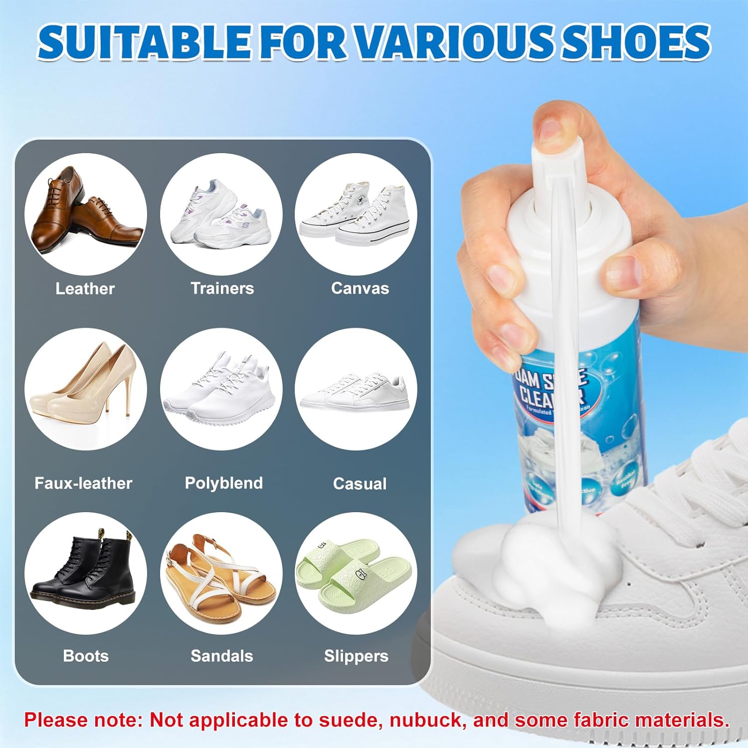 Пена для чистки обуви от пятен – обзор и цена Sneaker Cleaning Kit